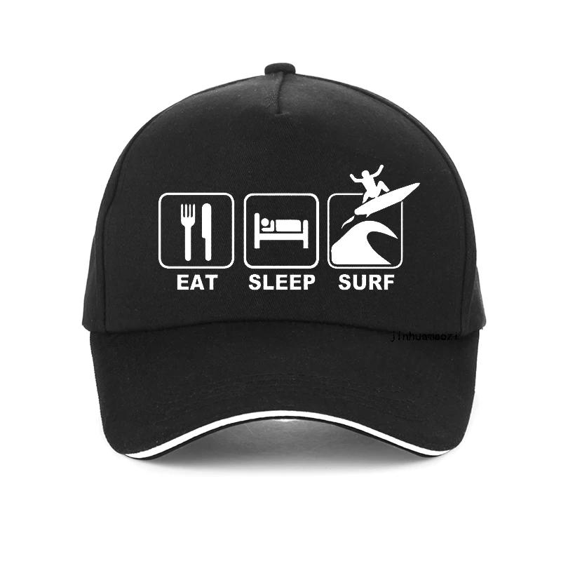 Eat Sleep Surf funny Letters cap 100% ư   ..